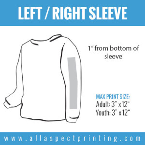 All Aspect Printing - Left / Right Sleeve